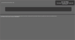 Desktop Screenshot of praxisfusshoeller.de